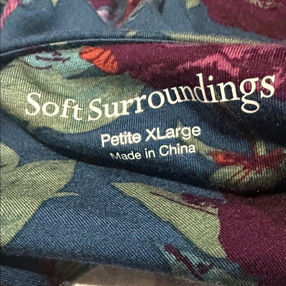 Soft Surroundings Floral Patchwork Maxi Dress Cot… - image 9